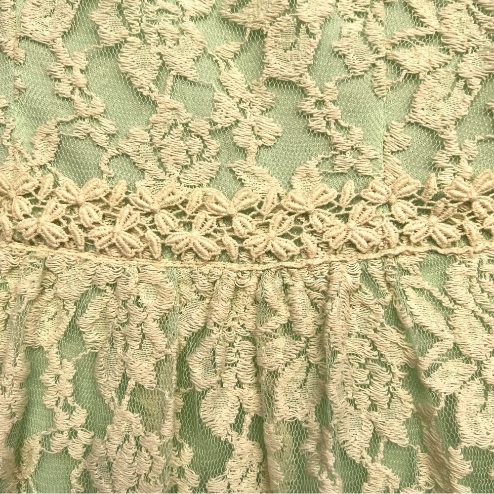 Elegant Cream Lace Dress - Picture 9 of 16
